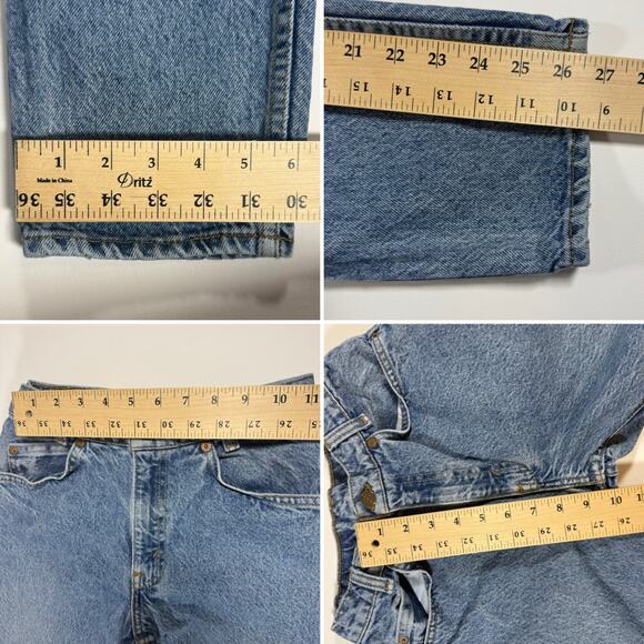 Vintage 80s Levi’s 550 Student Jeans 27 Canada Orange Tab See Measurements - Picture 8 of 8